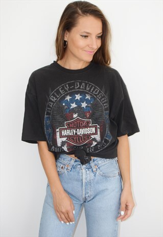 Y2K HARLEY-DAVIDSON VINTAGE T-SHIRT/TOP