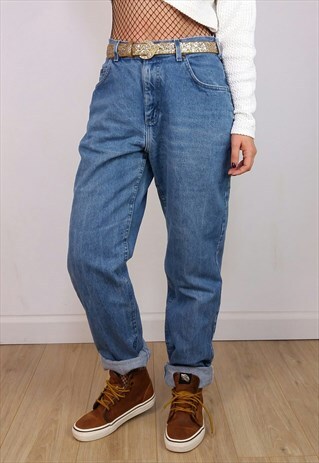 VINTAGE 90'S LEE HIGH WAIST TAPERED LEG MOM JEANS