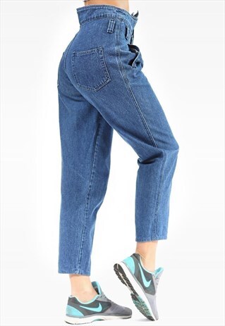 VINTAGE TAPERED JEANS ANKLE LENGHT