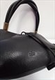 90'S VINTAGE SHOULDER BAG BLACK LEATHER 