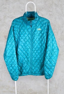 The North Face Puffer Jacket Thermoball Blue Women's XL