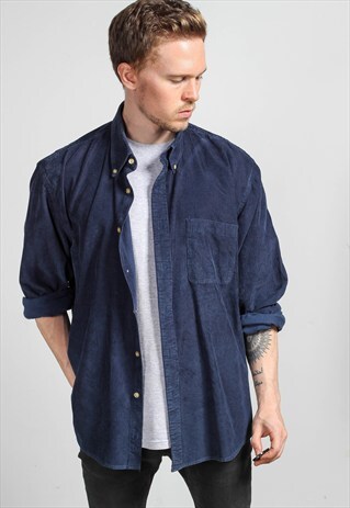 VINTAGE OVERSIZED CORDUROY SHIRT