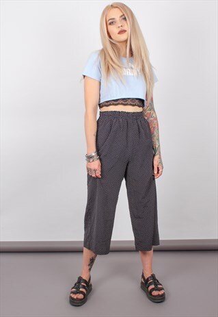 VINTAGE POLKA DOT CULOTTE TROUSERS ASM2465