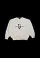Vintage 90s GIANNI VALENTINO Embroidered Logo Sweatshirt