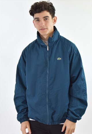 VINTAGE GREEN LACOSTE 90S TRACKSUIT TOP JACKET