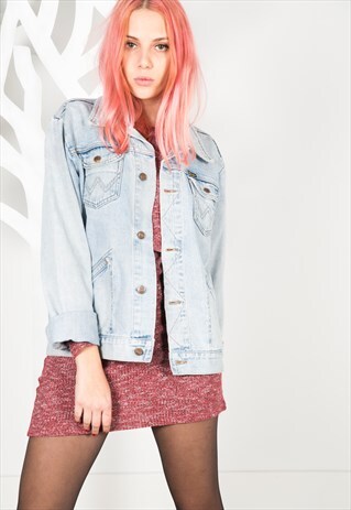 LAST UNIT SALE / VINTAGE 80S WRANGLER DENIM JACKET S0245