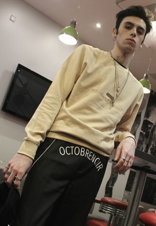PHONETIC CREWNECK (BEIGE NUDE)