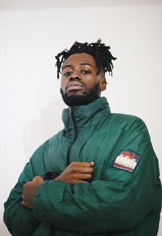 VINTAGE NAUTICA PUFFER PADDED REVERSIBLE COAT