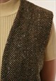 80S VINTAGE WOOL VEST AND HIGH WAIST SKIRT SUIT 2012