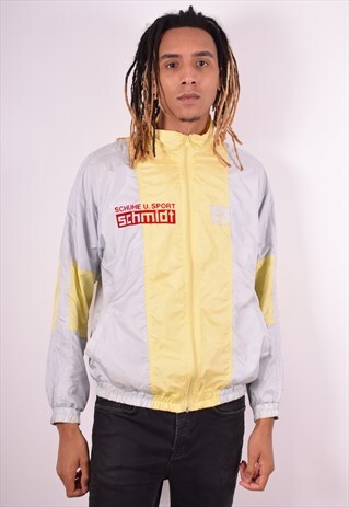 PUMA MENS VINTAGE TRACKSUIT TOP JACKET MEDIUM MULTI 90S