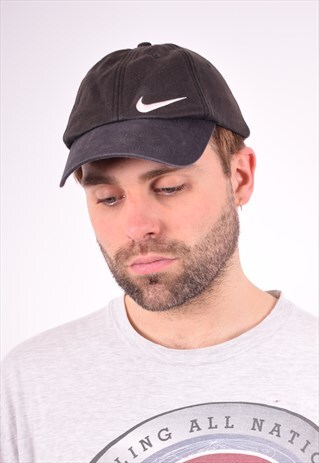 NIKE MENS VINTAGE CAP ONE SIZE BLACK 90'S