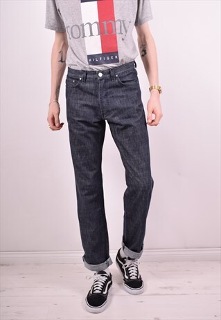 VERSACE MENS VINTAGE JEANS W32 L35 GREY 90S