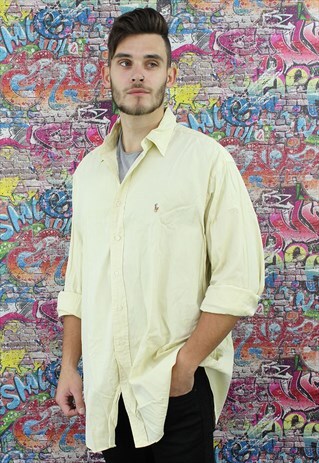 VINTAGE 90S RALPH LAUREN SHIRT. UNISEX