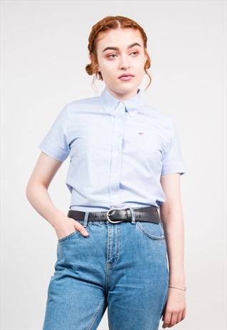 VINTAGE 90'S BLUE RALPH LAUREN SHIRT