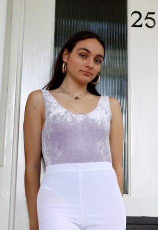 CRUSHED LILAC VELVET BODY