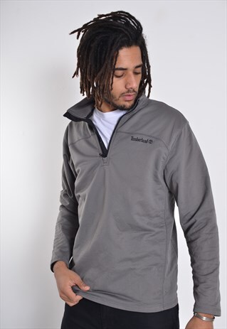 VINTAGE TIMBERLAND 1/4 ZIP SWEATSHIRT GREY