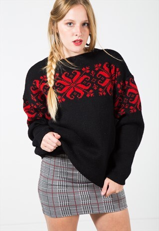 VINTAGE 80S KNIT JUMPER / S0096