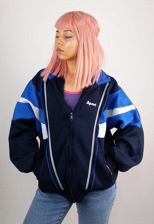 VINTAGE 80'S 90'S UNISEX OVERSIZED SPORTS JACKET
