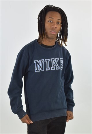 VINTAGE BLUE NIKE 90S SWEATSHIRT JUMPER