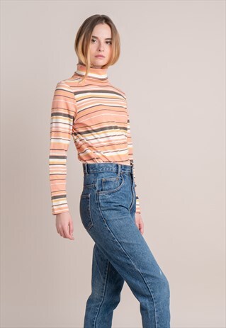 TOM TAILOR STRIPED TURTLE NECK