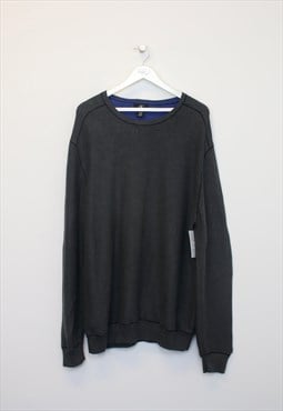 Vintage Calvin Klein knitted sweatshirt in grey. Best fits L