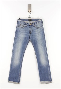 Lee Regular Fit High Waist Jeans in Blue Denim - W29 - L34