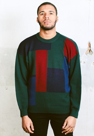 VINTAGE 90S PATTERNED JUMPER