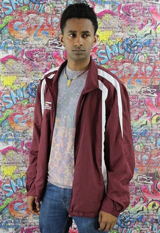 VINTAGE 90S SHELL JACKET / WINDBREAKER. UNISEX SPORTSWEAR.