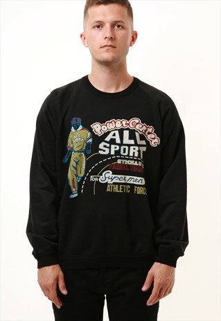 90S VINTAGE OLDSCHOOL MIFRAN ITALIAN COTTON SWEATSHIRT 15673