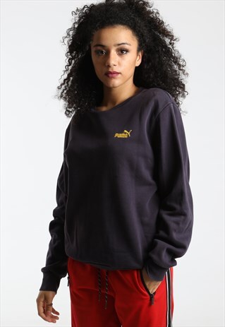 90S PUMA EMBROIDERED LOGO SWEATSHIRT