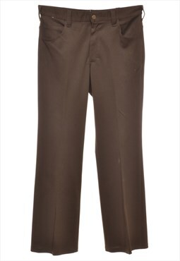 Beyond Retro Vintage 1970s Lee Suit Trousers - W34
