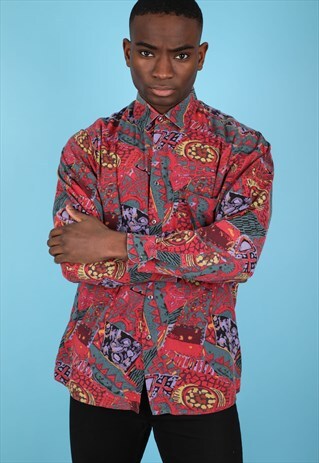 VINTAGE PATTERNED SHIRT NS13