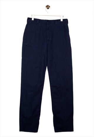 Vintage Cloth Pant Bottom pleat Detail Blue
