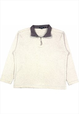 Vintage 90's Nautica Sweatshirt Quarter Zip Plain