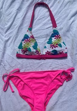 Neon Y2k bikini set in size 12 