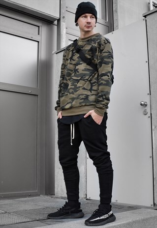 OVERSIZED SWEATSHIRT - CAMO