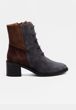 Naguisa Heka heel boots- dark grey
