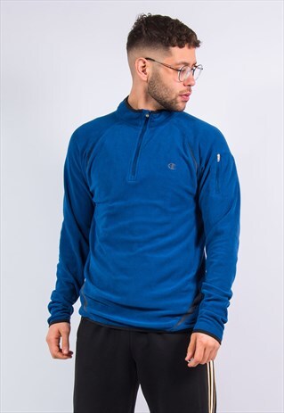 CHAMPION 1/4 ZIP FLEECE SWEATSHIRT