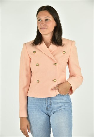 VINTAGE 80'S NEIMAN MARCUS PINK BLAZER SIZE 6