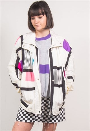 VINTAGE 90'S SHELL TRACKSUIT JACKET FESTIVAL