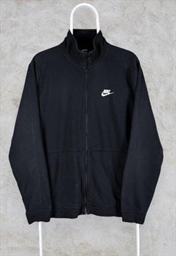 Nike Sweatshirt Black Full Zip Men's Large