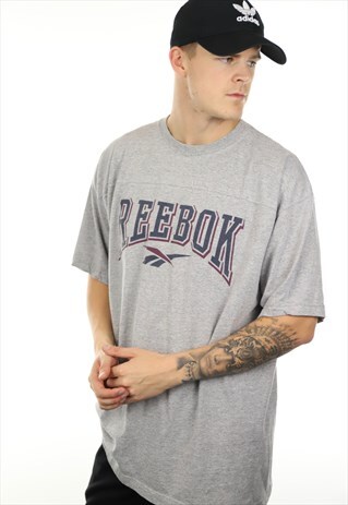 VINTAGE 90S REEBOK T SHIRT GREY