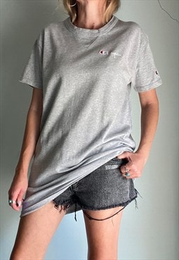 Vintage Grey Champion Longline T-Shirt