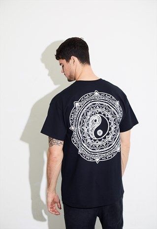 YING YANG BLACK TEE