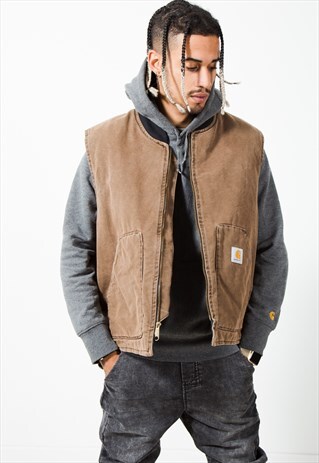 VINTAGE 80S CARHARTT GILET JACKET / S3119