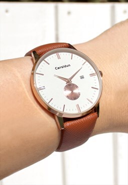 Classic Granddad Watch with Date