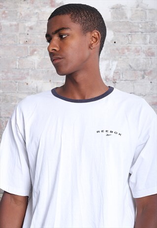 VINTAGE REEBOK LOGO T-SHIRT WHITE