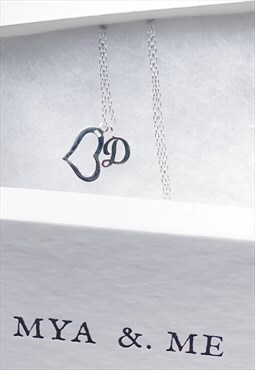 Love Letter D Necklace 925 Sterling Silver