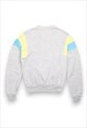GREY 'MEETING' '90S LONG SLEEVED REGULAR FIT SWEATER