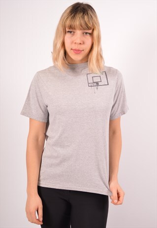 VINTAGE ADIDAS T-SHIRT TOP GREY
